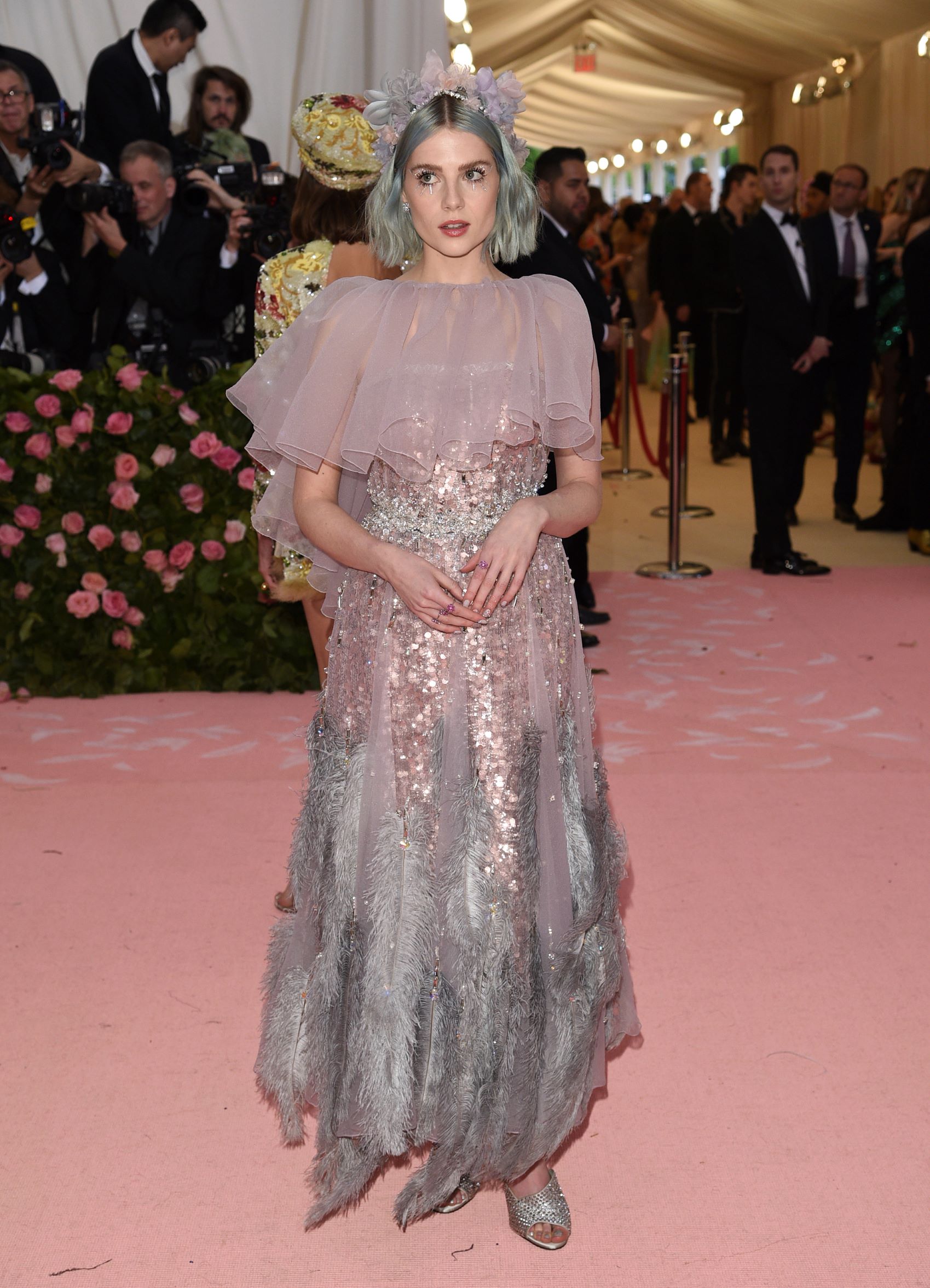 La actriz Lucy Boynton. (AP)