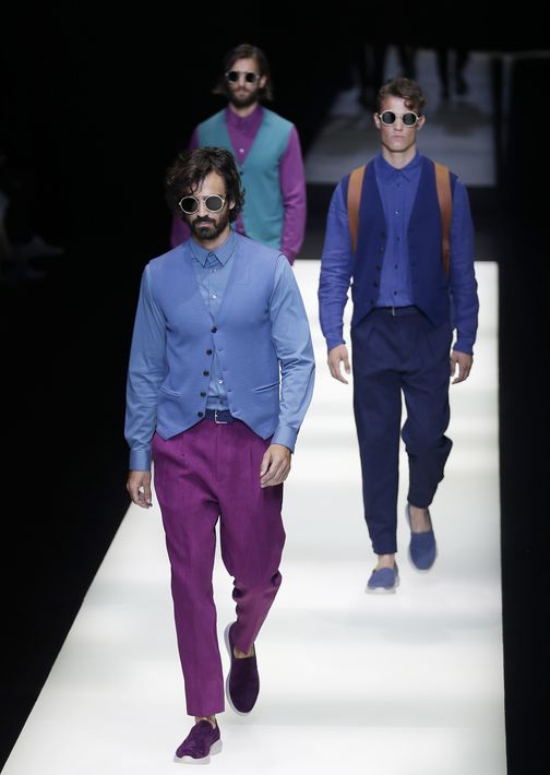 Colección primavera/verano 2018 de Giorgio Armani.