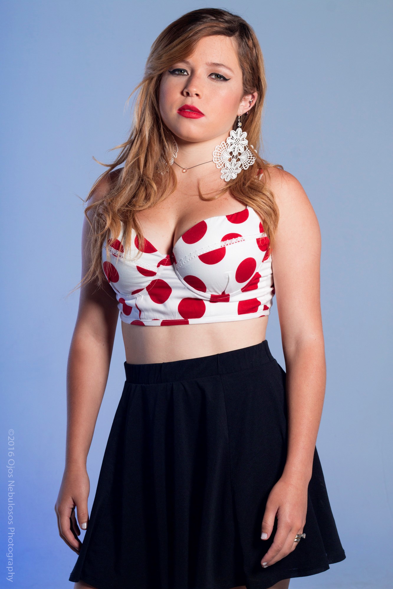 Modelo con pantallas de la línea Había Una vez. (Suministrada/ Arianna Cuesta)