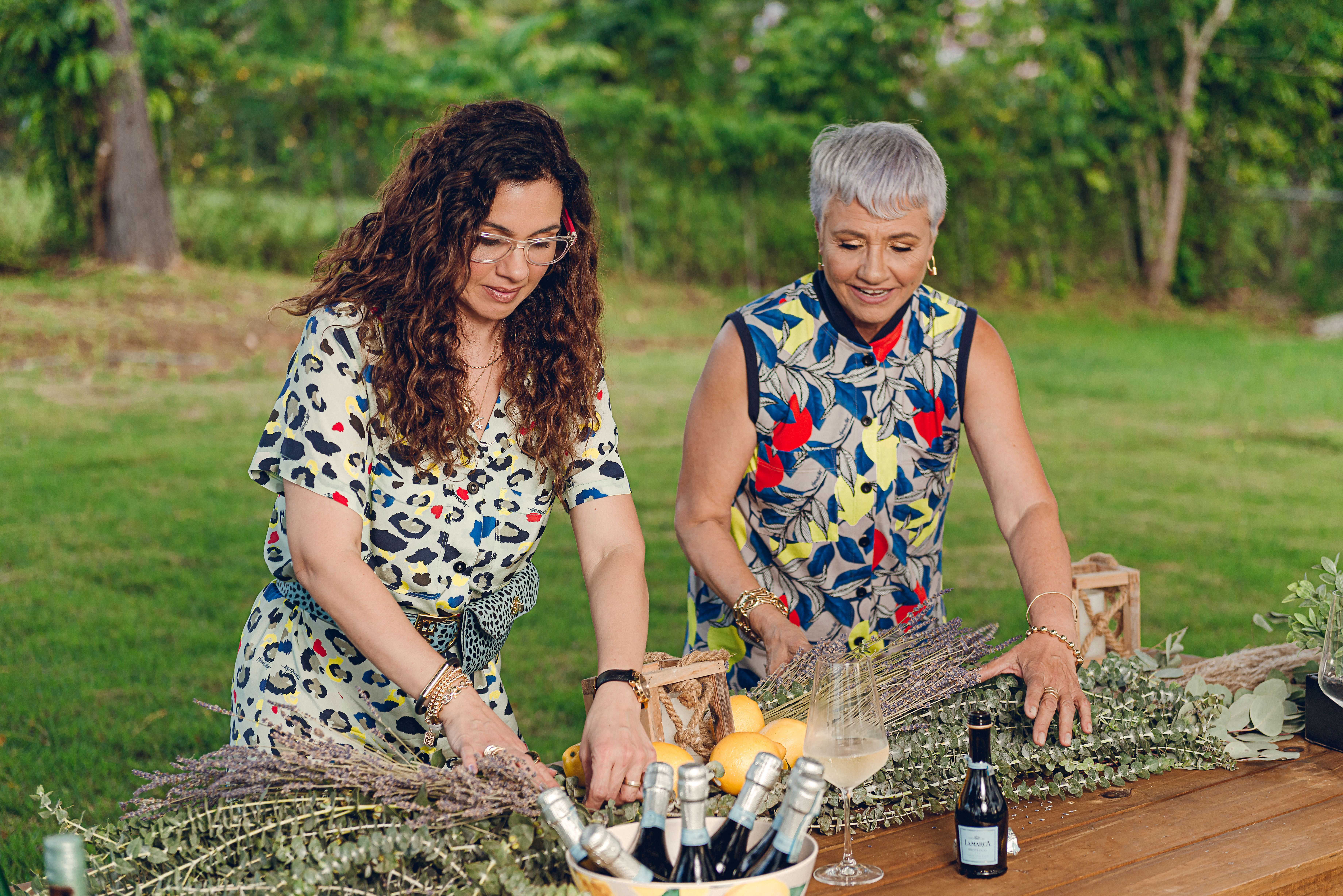 Miriam Budet junto a su mamá, Miriam Meléndez. (Ely Santa)
