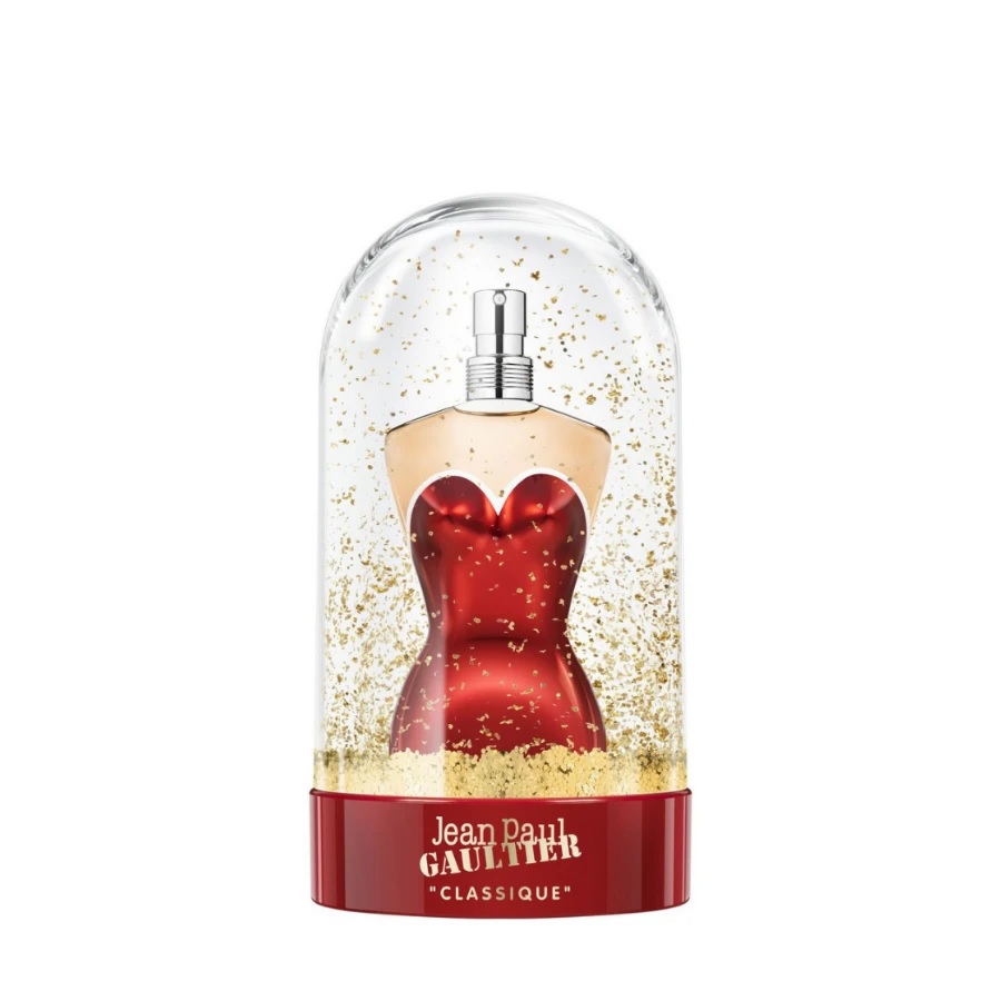 Aromática Navidad - Para las fiestas, la icónica fragancia Jean Paul Gaultier Classique se viste de gala con un atuendo en tono rojo y detalles dorados. Esta edición limitada mezcla azahar, jengibre y vainilla. Disponible en preciosapr.com (Suministrada)
