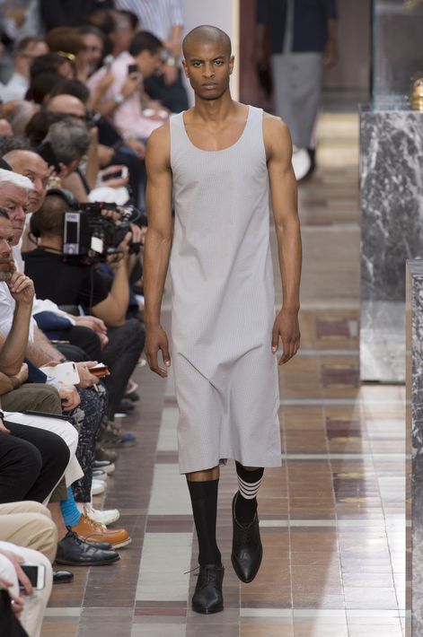 Desfile de la colección primavera-verano 2018 de Thom Browne. (WGSN)