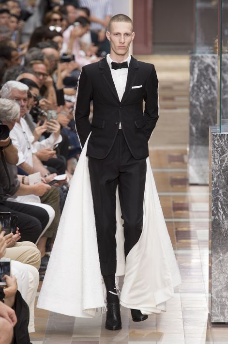 Desfile de la colección primavera-verano 2018 de Thom Browne. (WGSN)