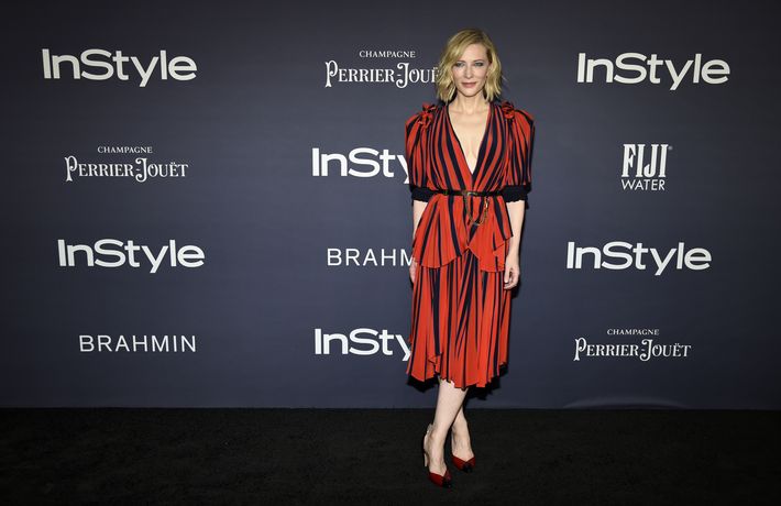 Cate Blanchett, ganadora del Style Icon Award. (AP)