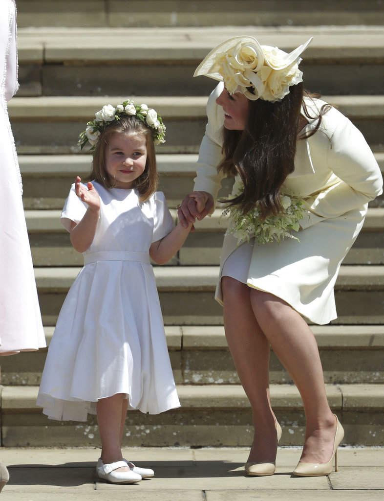Kate estuvo siempre muy pendiente de su pequeña Charlotte. (Foto: AP)