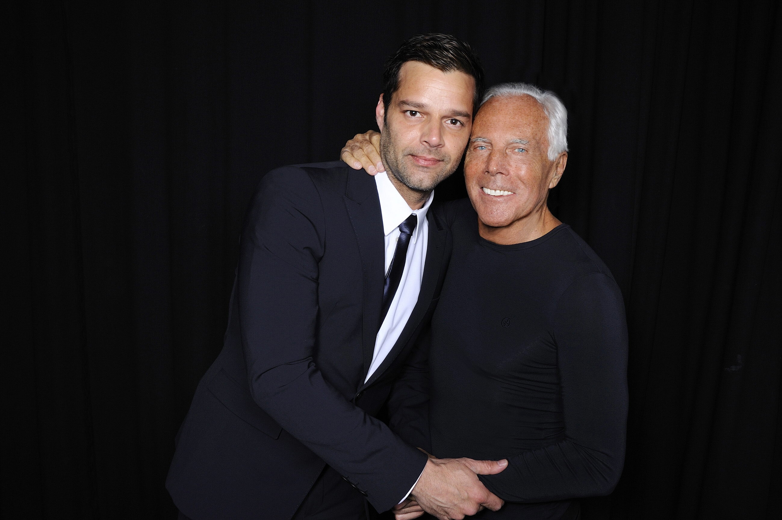 Ricky Martin y Georgio Armani han mantenido una sólida relación de trabajo y amistad. (Archivo)