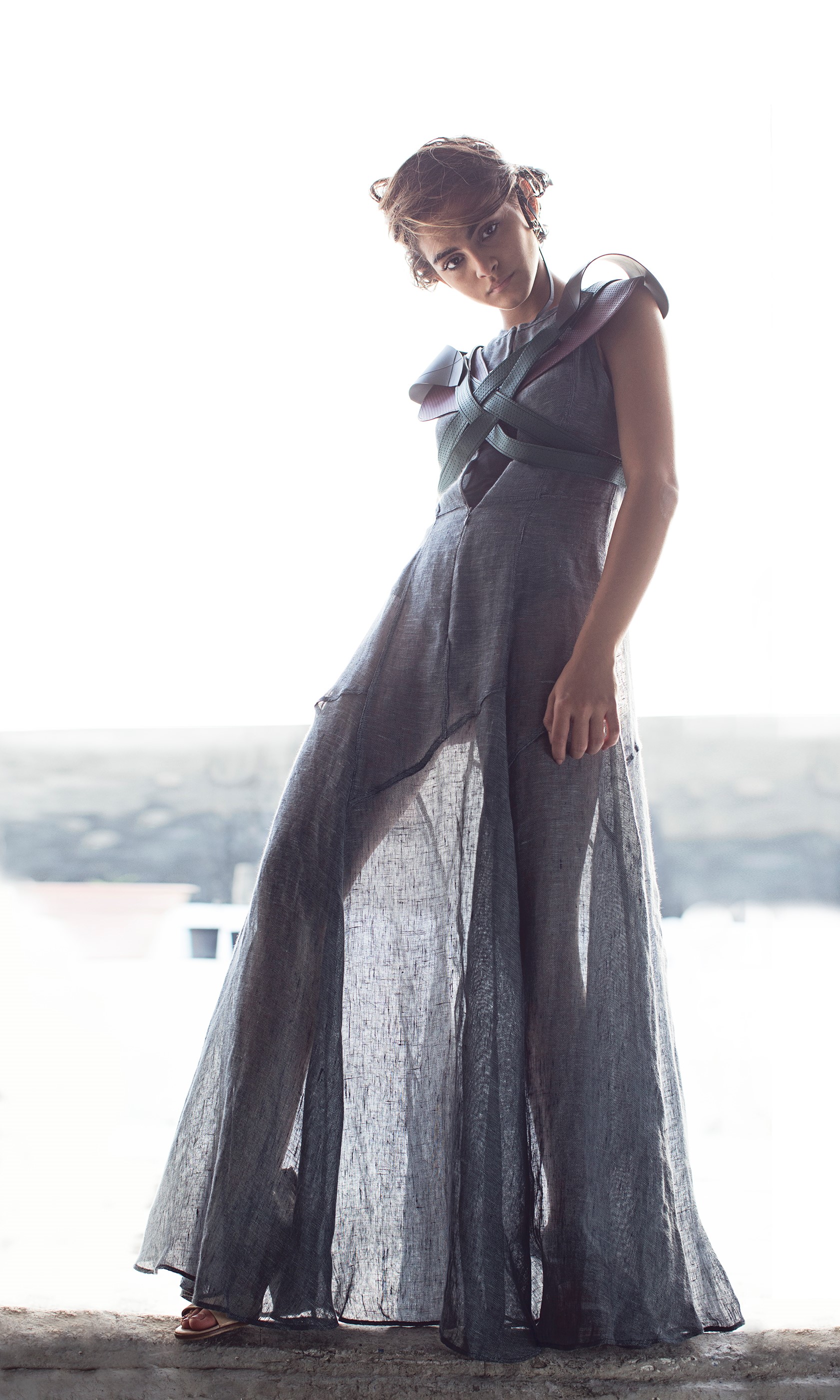 Traje de lino y accesorios NoTire (Suministrada / Foto Raquel Pérez Puig)