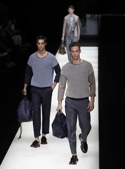 Colección primavera/verano 2018 de Giorgio Armani.