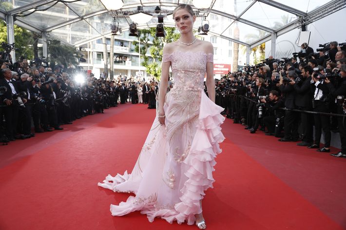 Coco Rocha en Georges Hobeika. (AP)