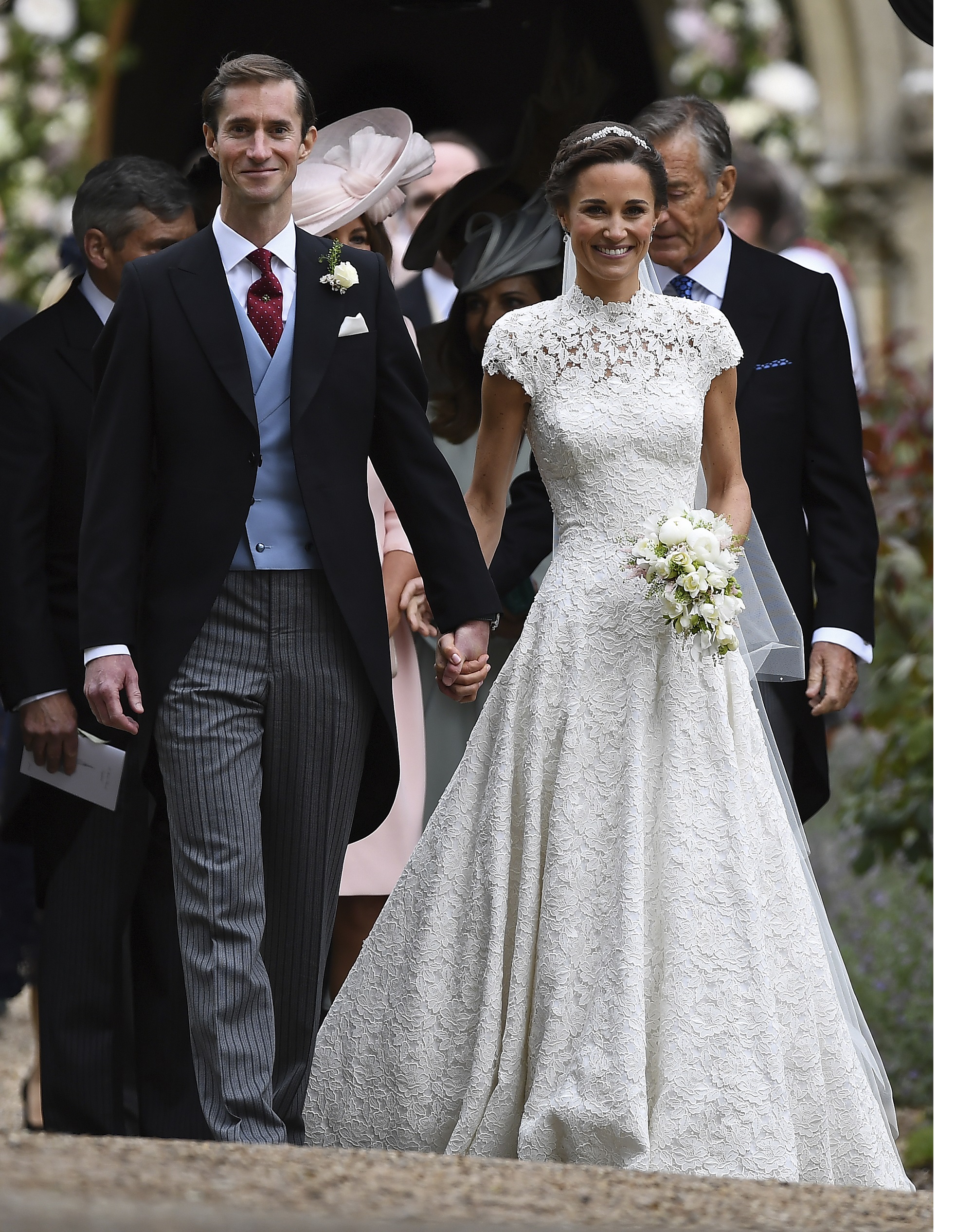 La hermana de Kate Middleton se comprometió con Matthews el año pasado tras una relación estable que empezó en 2015. (Justin Tallis/Pool Photo via AP)