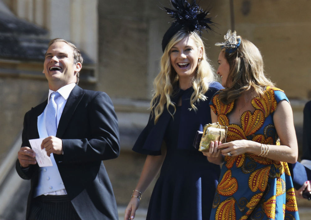 Chelsy Davy, al centro.