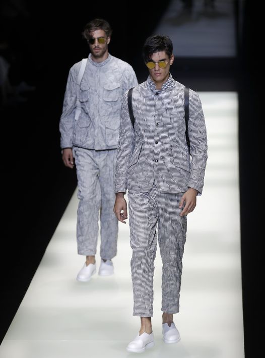 Colección primavera/verano 2018 de Giorgio Armani.