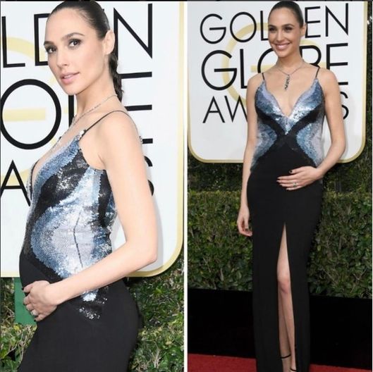 Rodó la película embarazada. Mientras grababa las escenas de ‘Mujer Maravilla’, Gal Gadot tenía cuatro meses de gestación. Según Entertainment Weekly, en algunas escenas le cortaron una parte del traje y lo reemplazaron con tela verde para poder alterar su figura en post-producción. (Instagram/@gal_gadot)