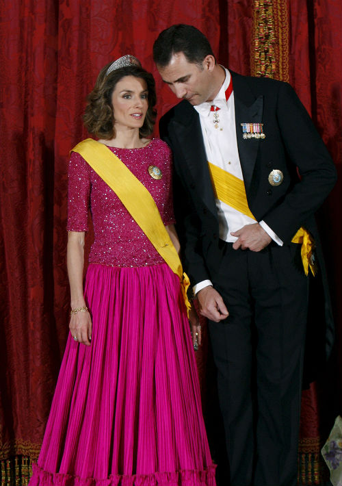 En 2008, durante una cena de gala para el presidente de México.