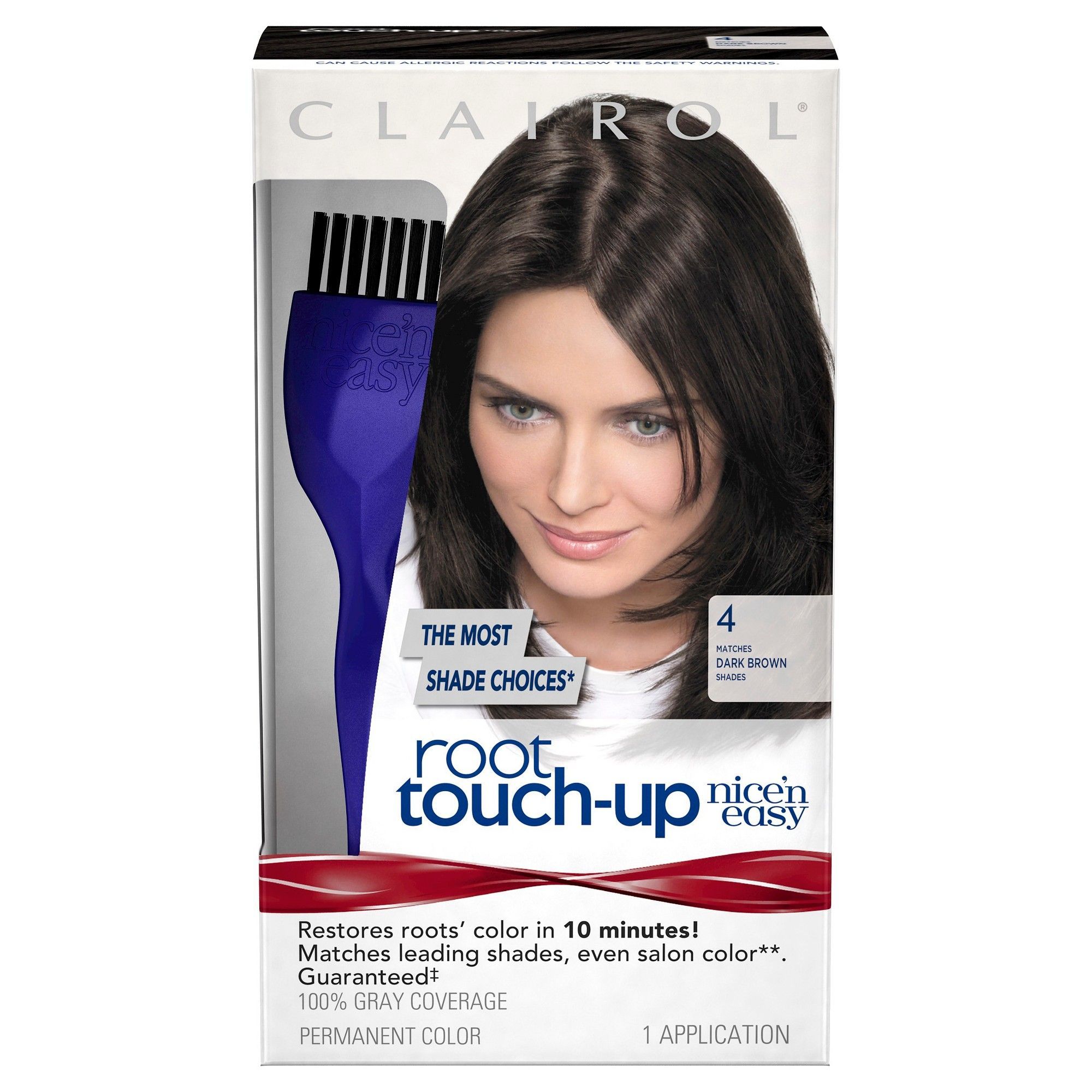 Clairol Nice 'n Easy Root Touch-Up Permanent Hair Color - Entre una visita y otra al salón, esta es mi solución para tapar una que otra cana que aparece. Lo que me gusta es que es fácil de usar, no hago regueros y hace efecto en 10 minutos. (Foto: Suministrada)