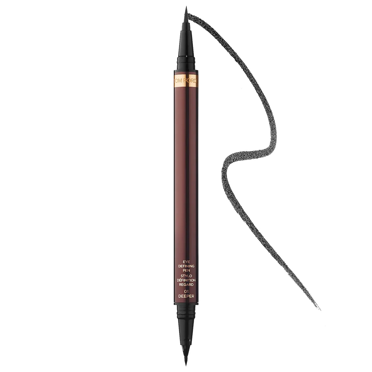 Delineando tus ojos al estilo “cat-eye” siempre vas a la segura. Una buena opción para lograrlo es el Eye Defining Pen de Tom Ford y mucha práctica en casa. A la venta en Sephora. (Suministrada)