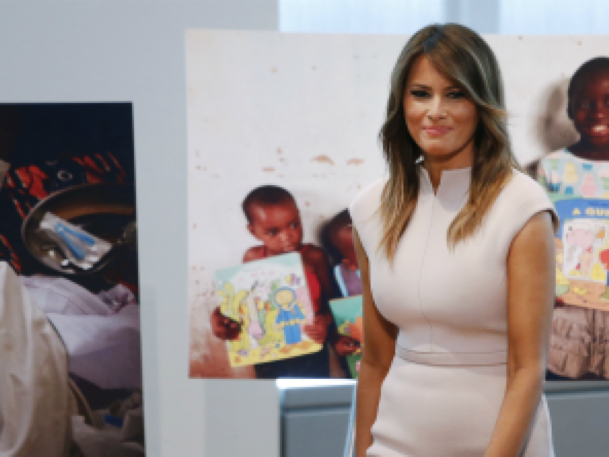 Para qué viajó Melania Trump a África
