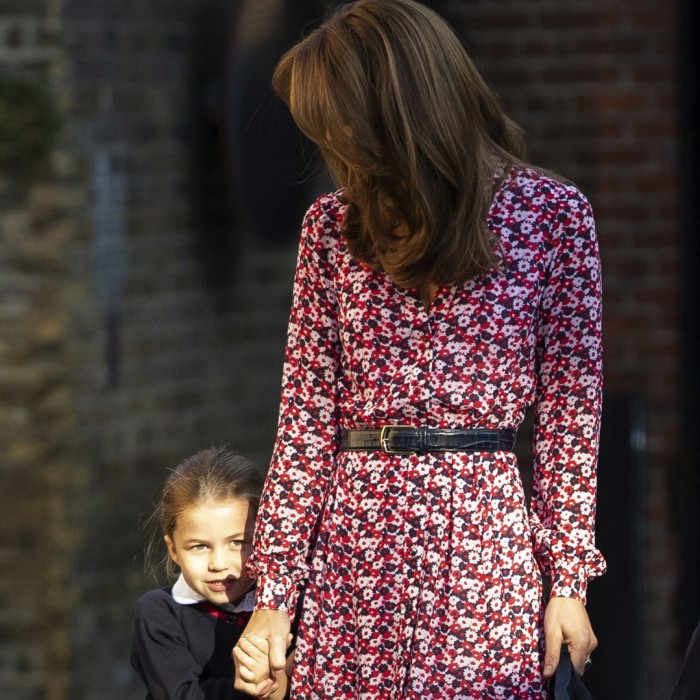 Así fue la llegada de la princesa Charlotte a su primer día de clases